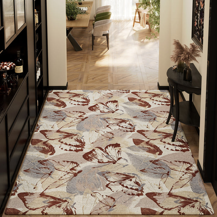 Floral Design Area Rug