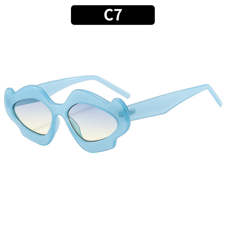 Unique Sculptural Shield Sunglasses