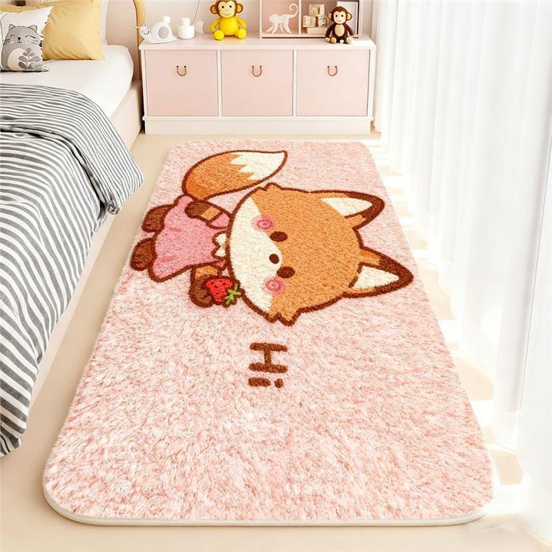Cute Bunny-Themed Floor Mat