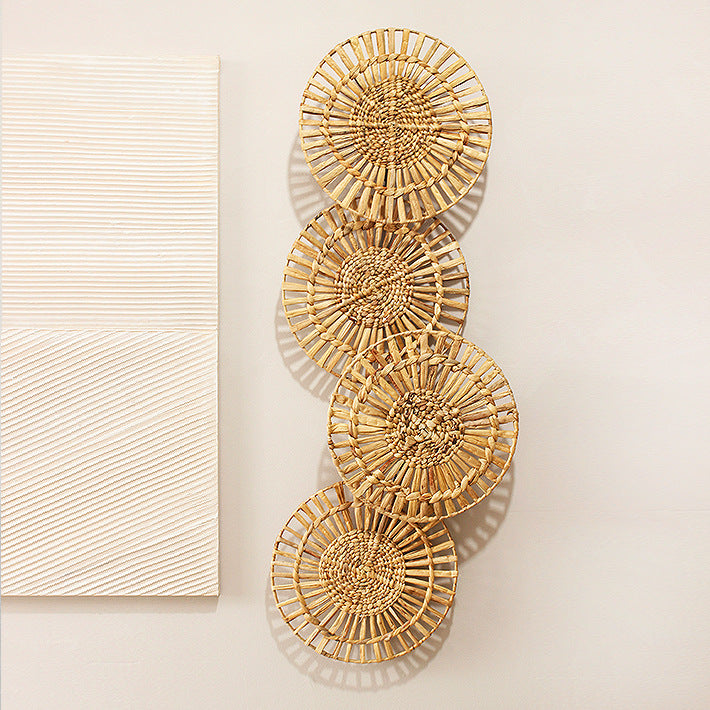 Decorative Table Coaster Made of Woven Rattan Kalsten