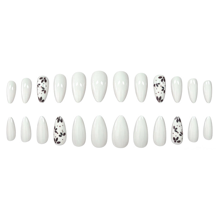 Artistic Almond-Shaped Nail Art Enhancements Kalsten