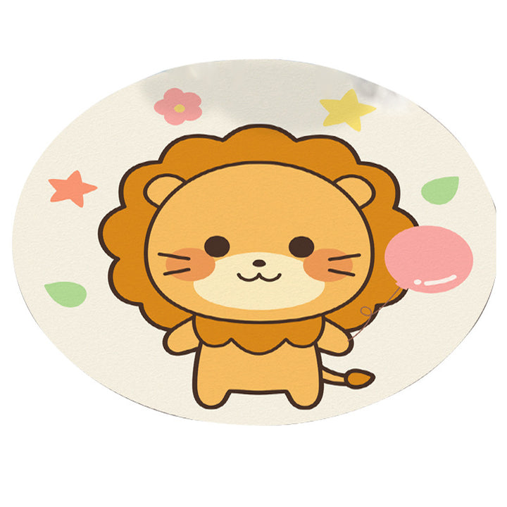 Emoji-Themed Circular Area Rug Kalsten