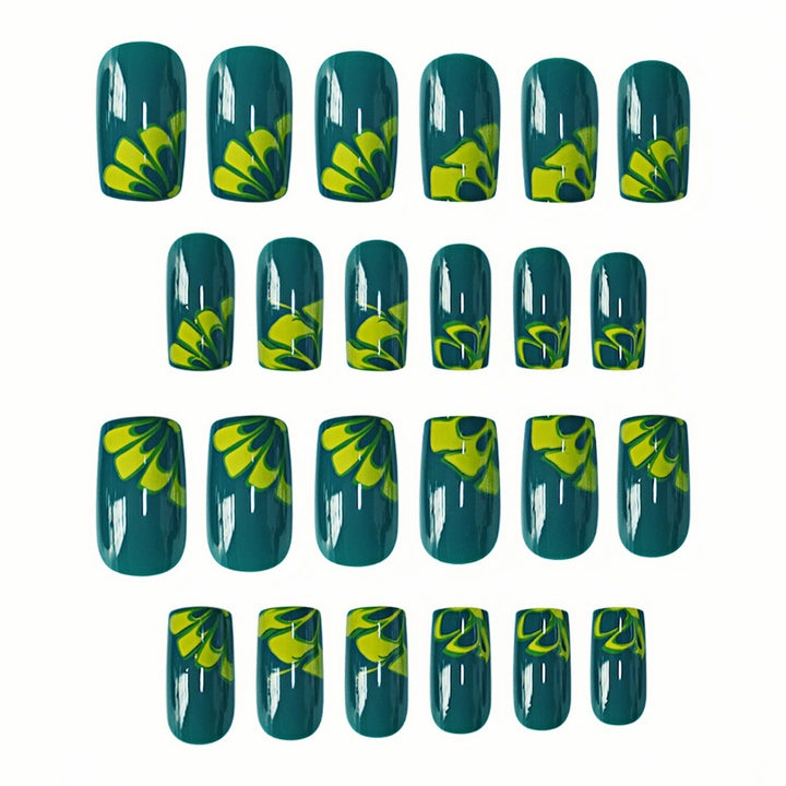 Artistic Marble Effect Nail Art Extensions Kalsten