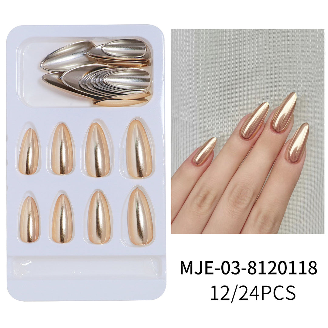 Glossy Press-On Nails Set Kalsten
