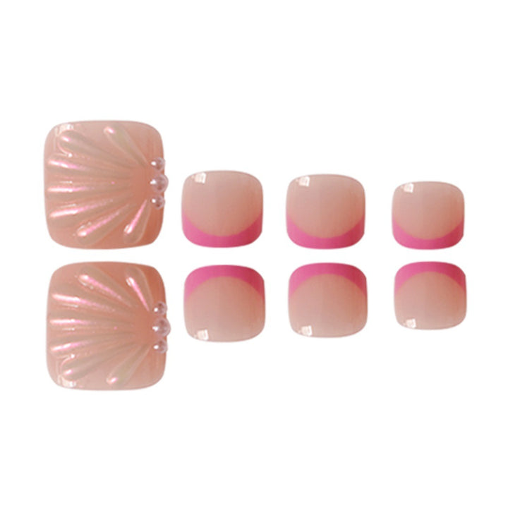 Artistic Press-On Toe Nail Art Extensions Kalsten