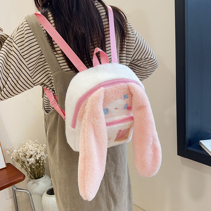 Plush Backpack in Cute Bunny Design Kalsten