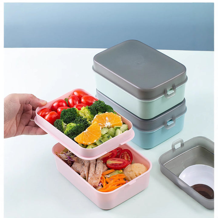 Stylish Multi-Compartment Meal Prep Box
