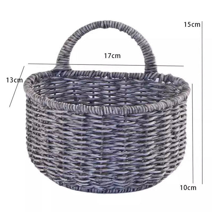 Chic Woven Storage Basket with Ergonomic Handle Kalsten