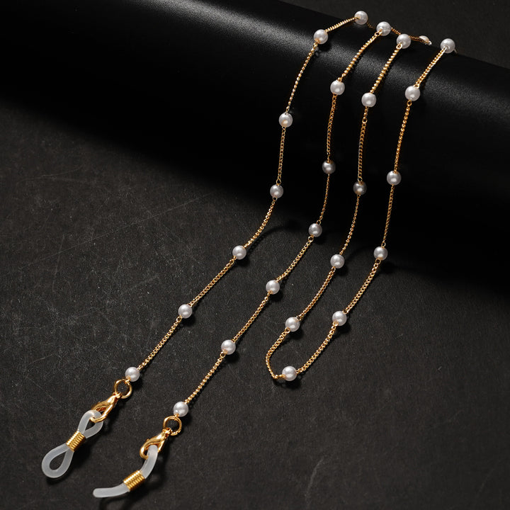 Elegant Gold-Plated Eyewear Chain Kalsten
