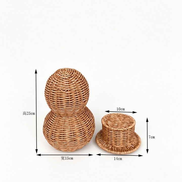 Decorative Wicker Nesting Basket Set Kalsten