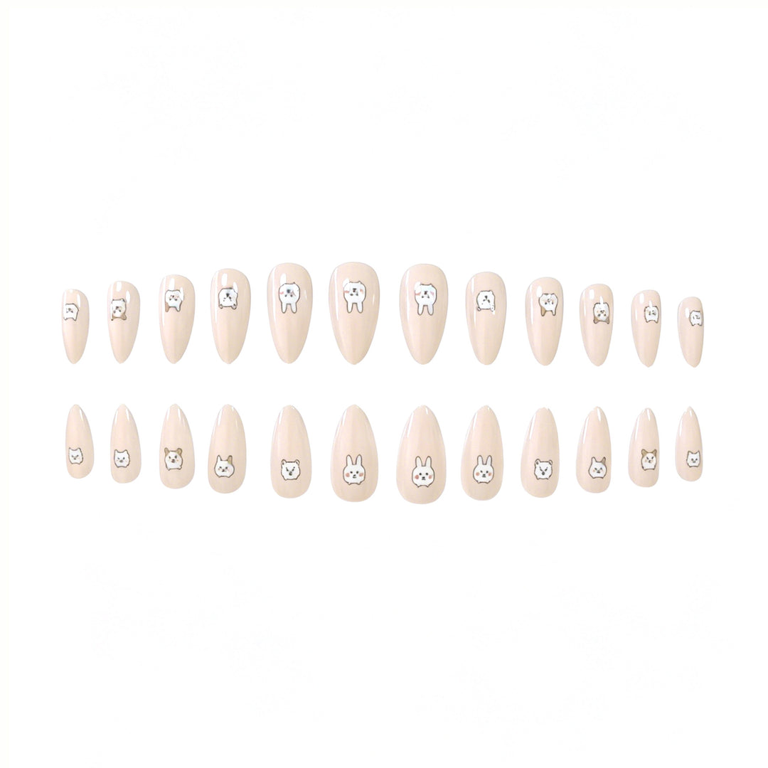 Cute Animal-Themed Nail Art Kalsten