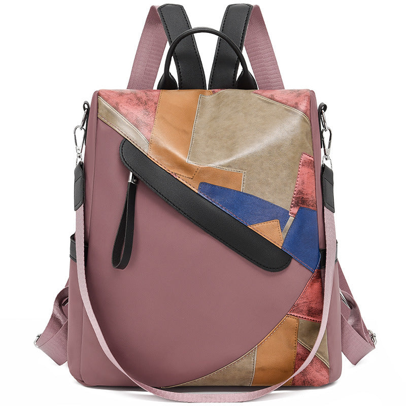 Stylish Patchwork Backpack