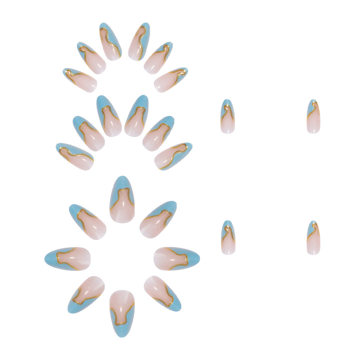 Elegant artificial nail tips with stylish design Kalsten