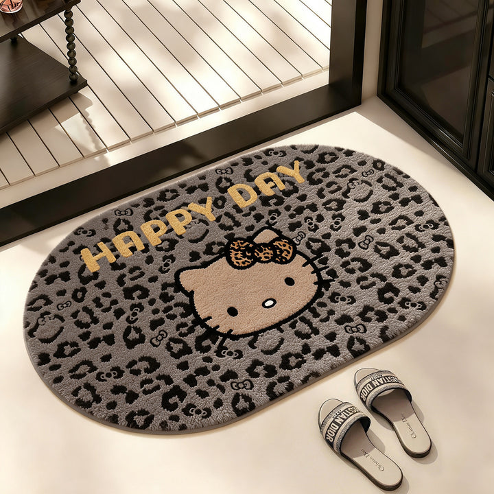 Fun Cartoon-Themed Bath Mat