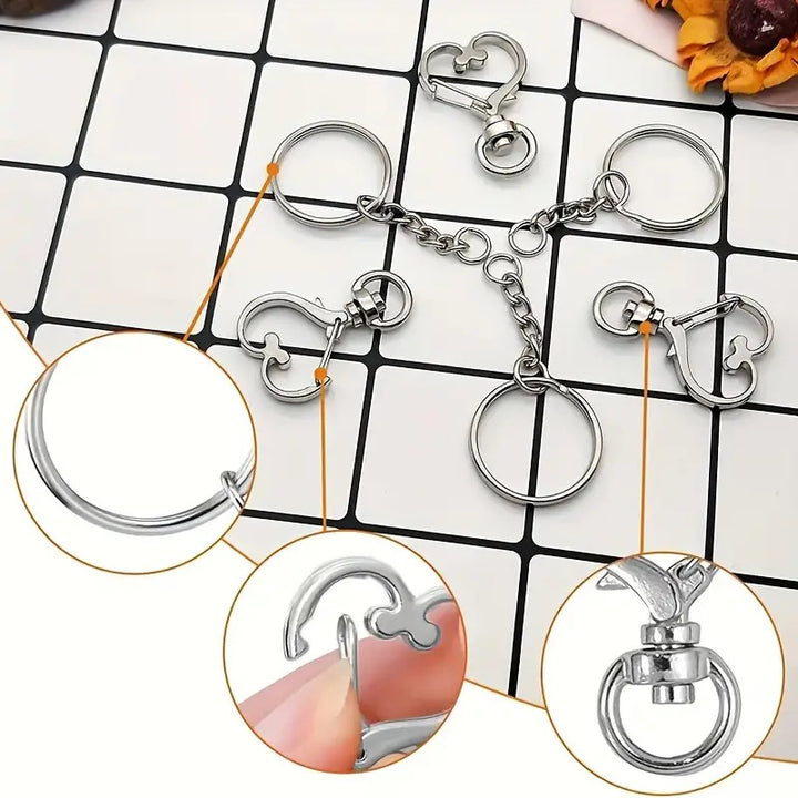 Heart-Shaped Snap Hook Clips Kalsten