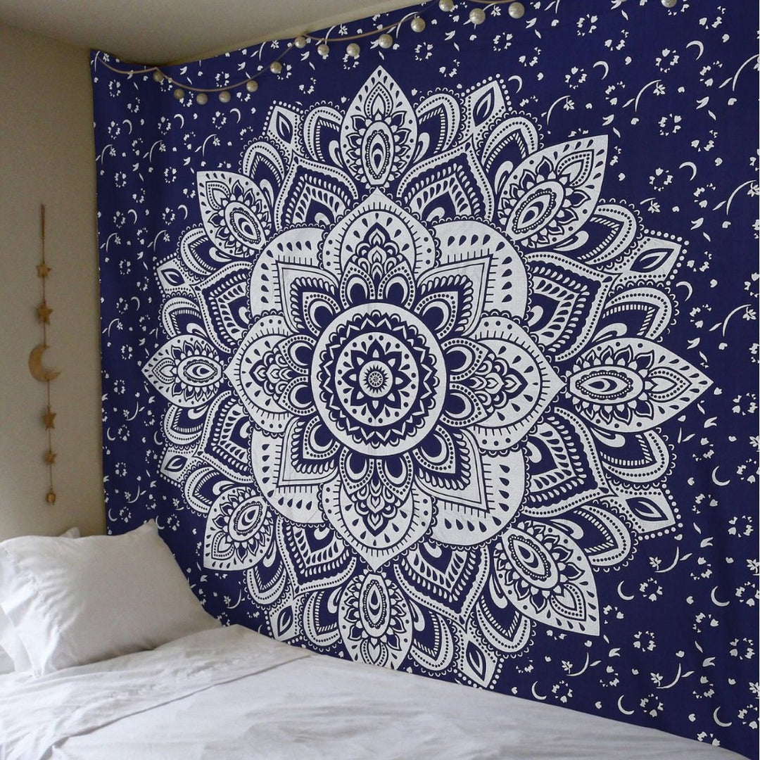 Mandala-Themed Wall Tapestry