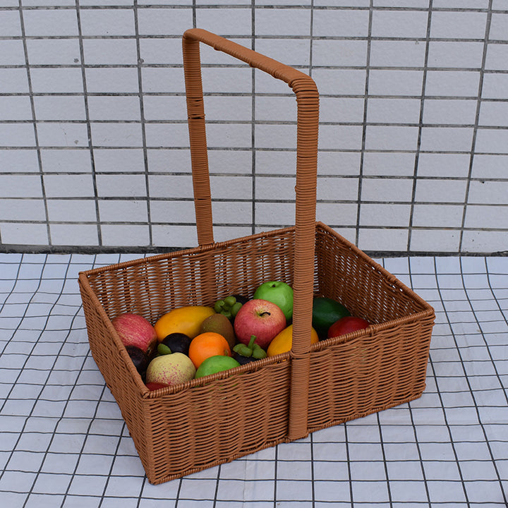 Multi-Functional Woven Storage Basket with Lid Kalsten