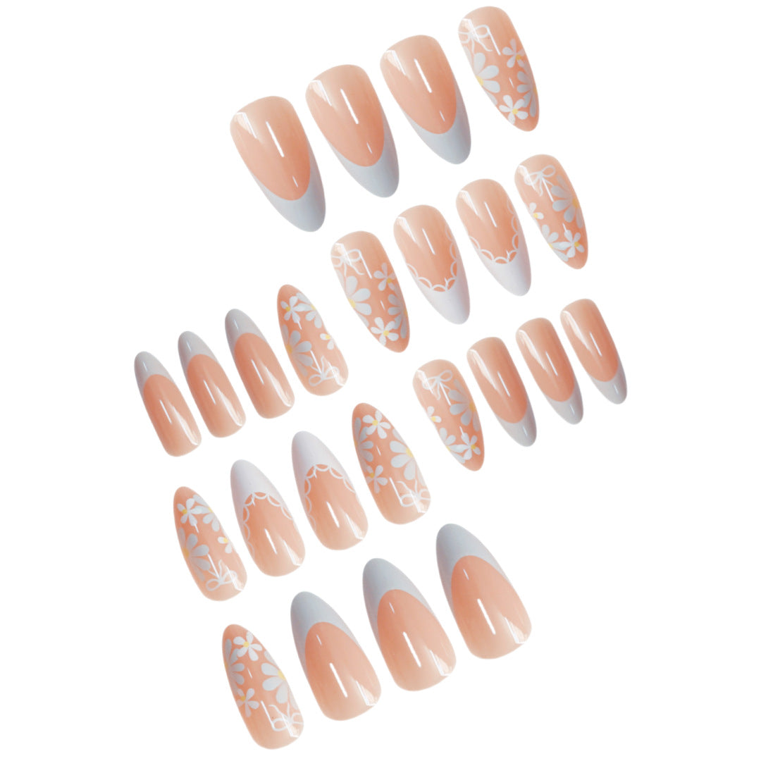 Floral Decorative Press-On Nails Kalsten