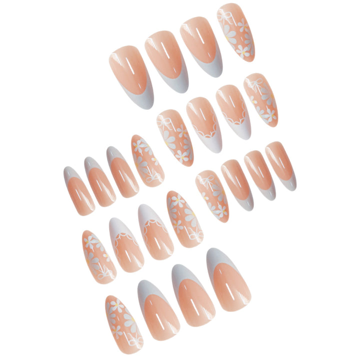 Floral Decorative Press-On Nails Kalsten