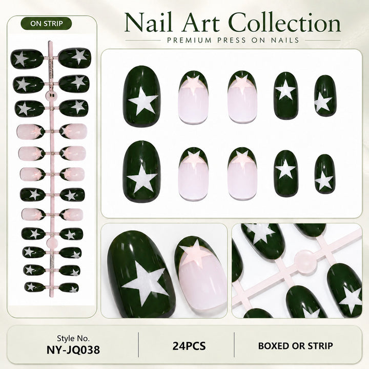 Creative Nail Art with Star Motifs Kalsten