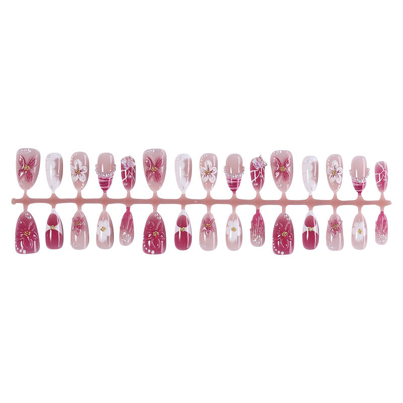 Artistic Floral Press-On Nail Collection kalsten