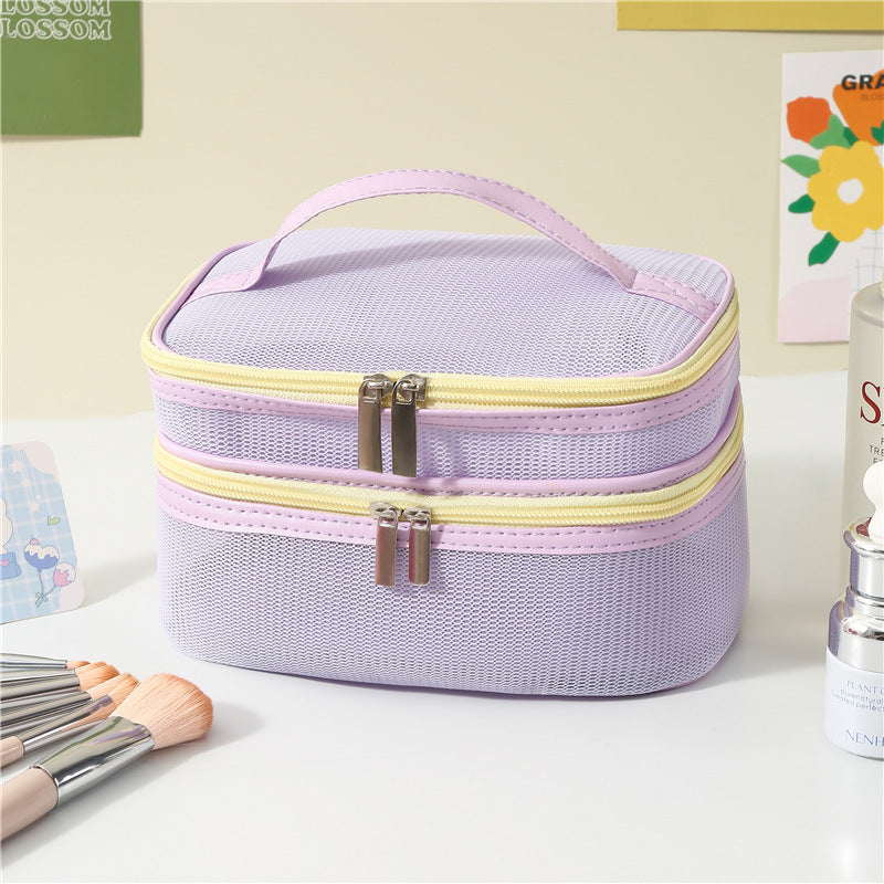 Dual Compartment Makeup Organizer Case Kalsten