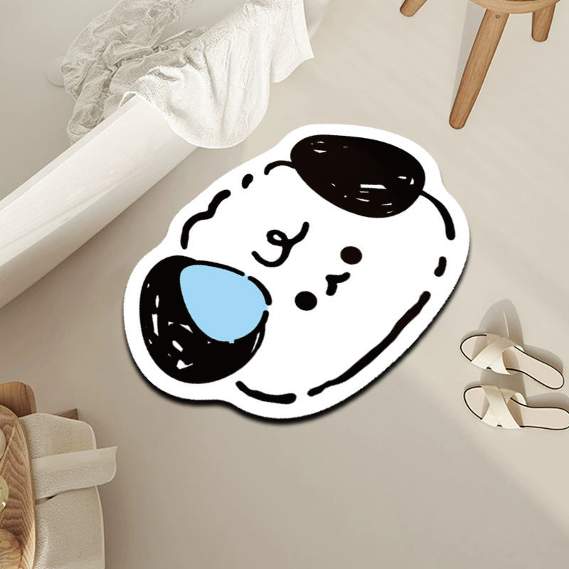 Cute Dog-Shaped Bath Mat