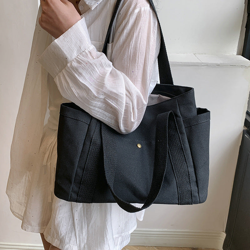 WoMulti-Pocket Casual Utility Tote Bag Kalsten