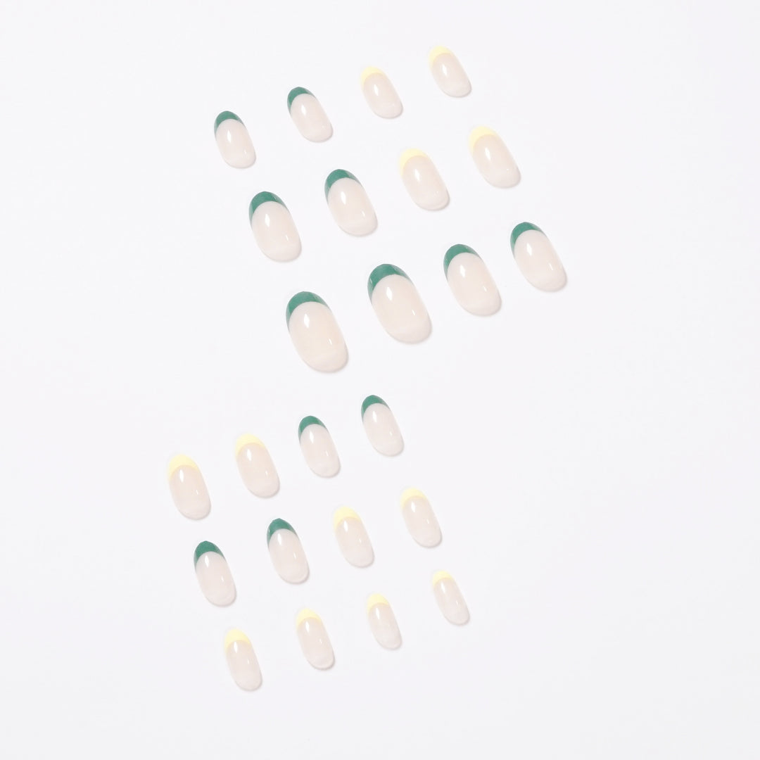 Artful nail art with creative color tips Kalsten