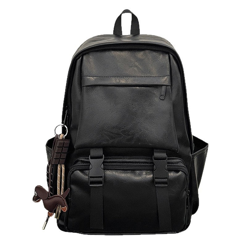 Vintage-Style Leather Backpack Kalsten
