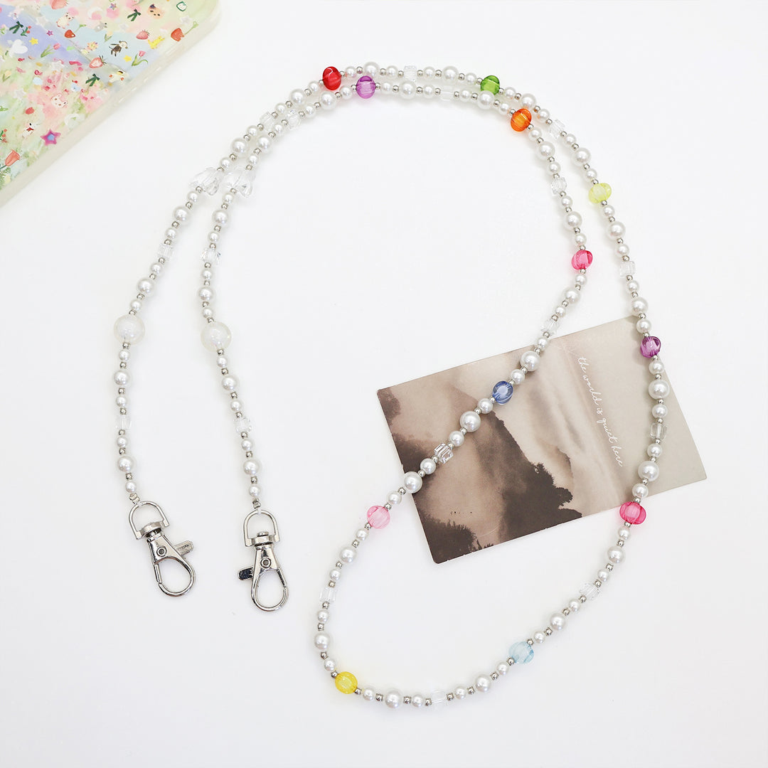 Beaded Eyewear Chain with Stylish Checker Design Kalsten