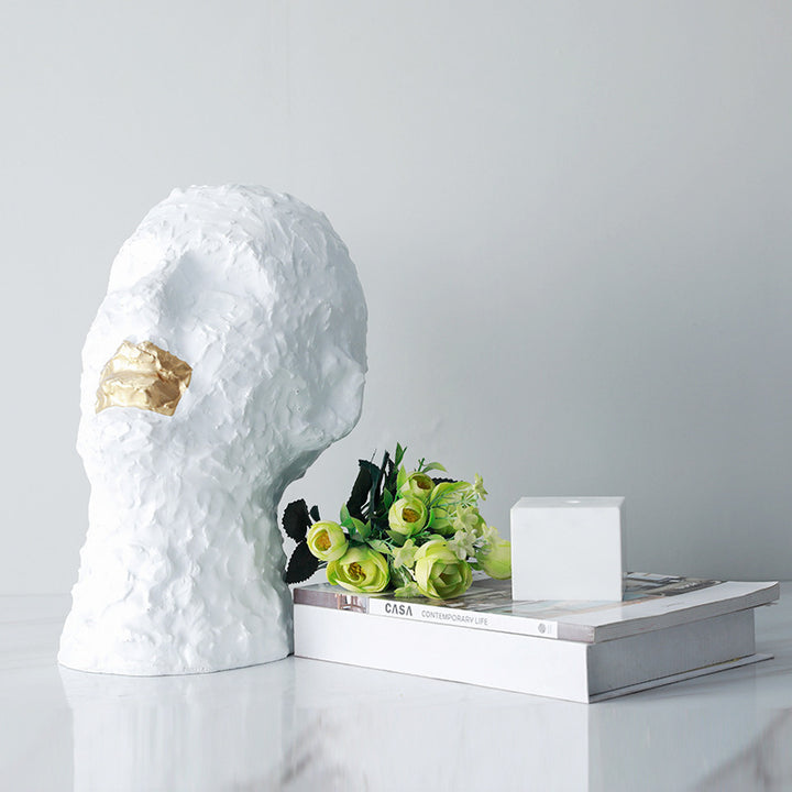 Artistic Decorative Face Sculpture