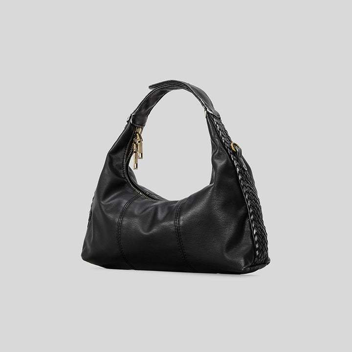Braided Handheld Leather Bag