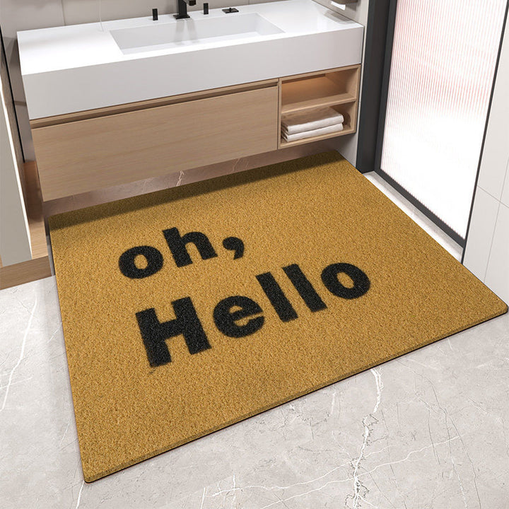 Decorative Stripe Pattern Bath Mat Kalsten
