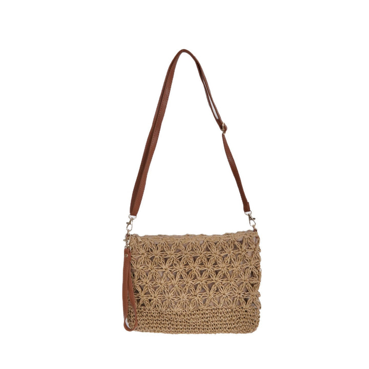 Shoulder bag with elaborate crochet designs Kalsten