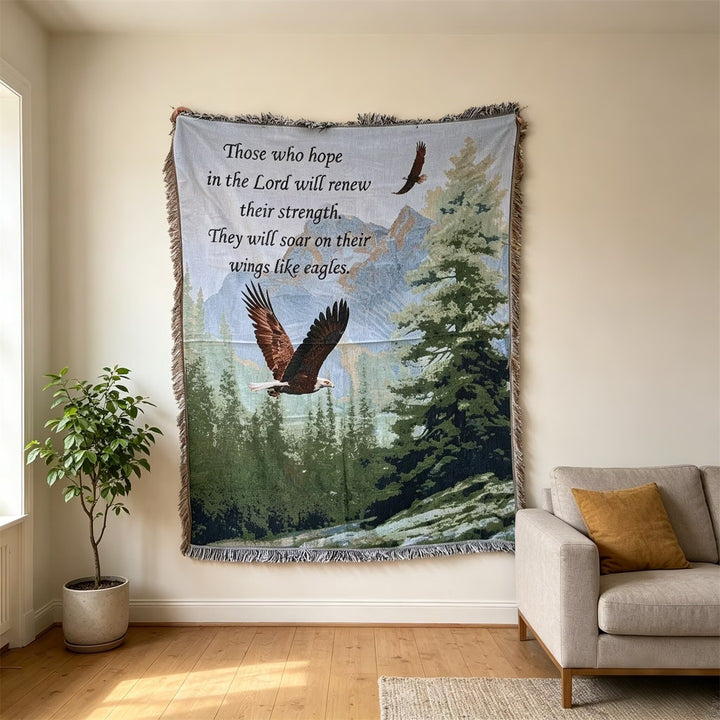 Inspirational Tapestry Throw Blanket