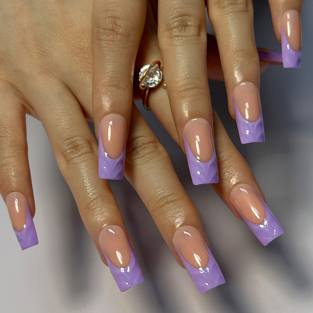 Artful Gel Nails with Transparent Gradient and Elegant Accents Kalsten