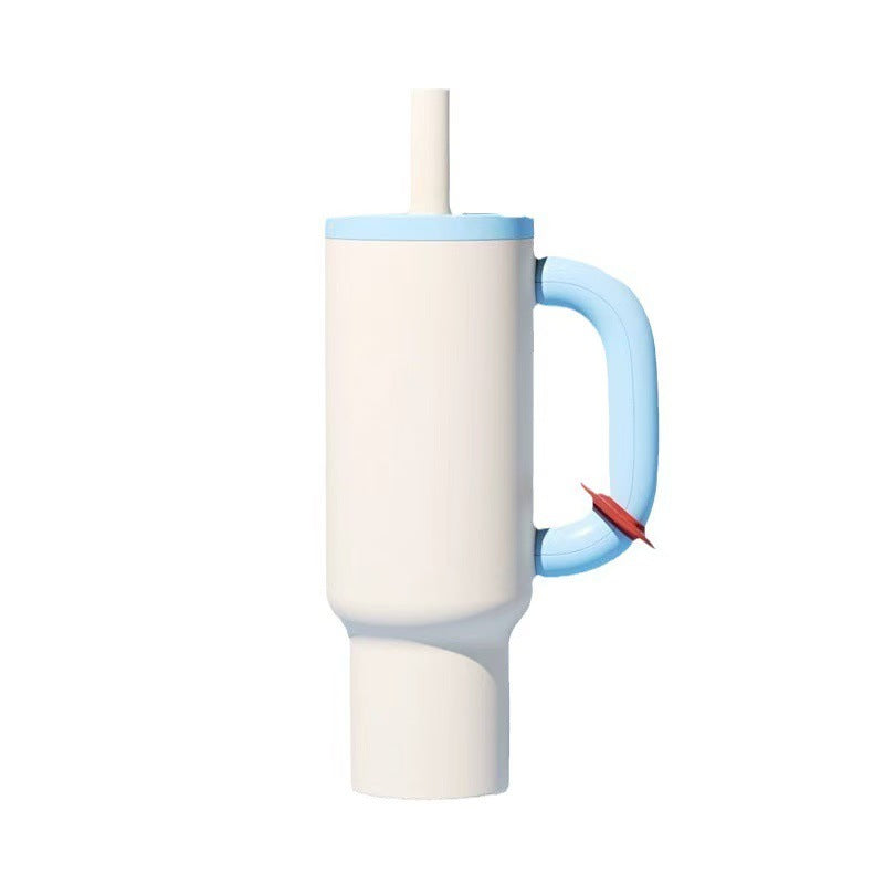 Unisex Practical Drinking Cup with Integrated Straw Kalsten