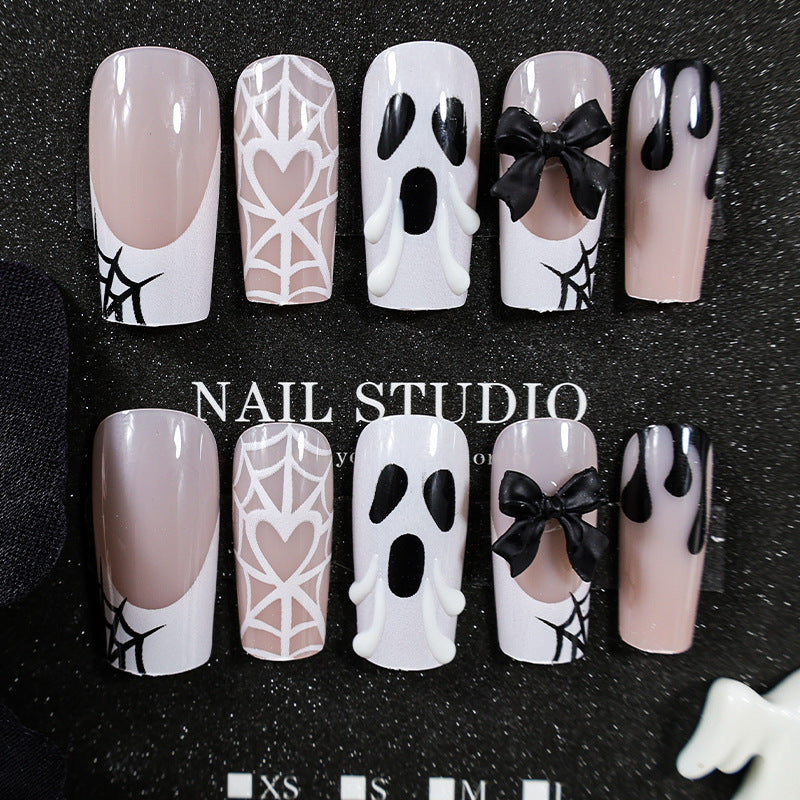Artificial nail set with Halloween motif and playful decorations Kalsten