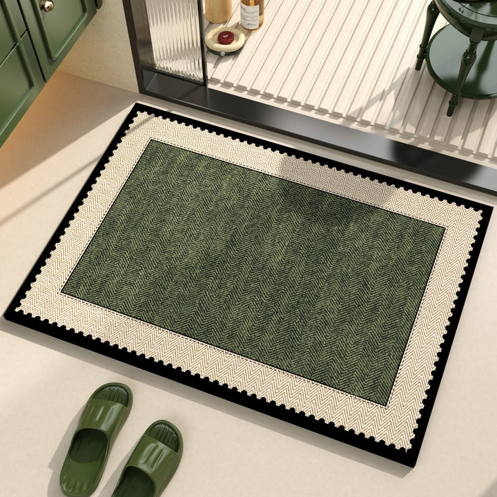 Playful dog-themed bath mat