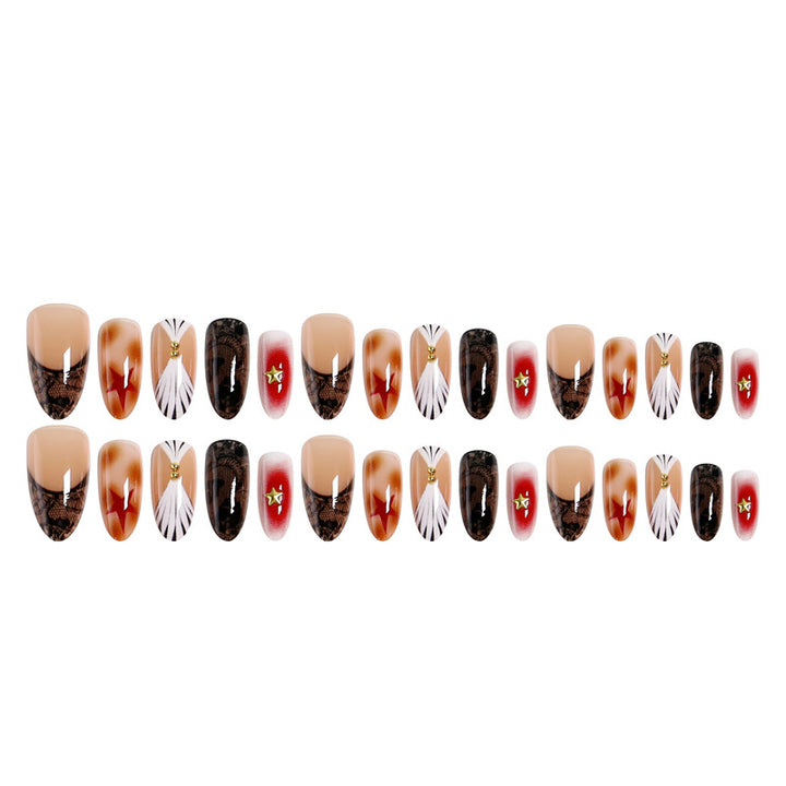 Artful Nail Tips with Glamorous Design Kalsten