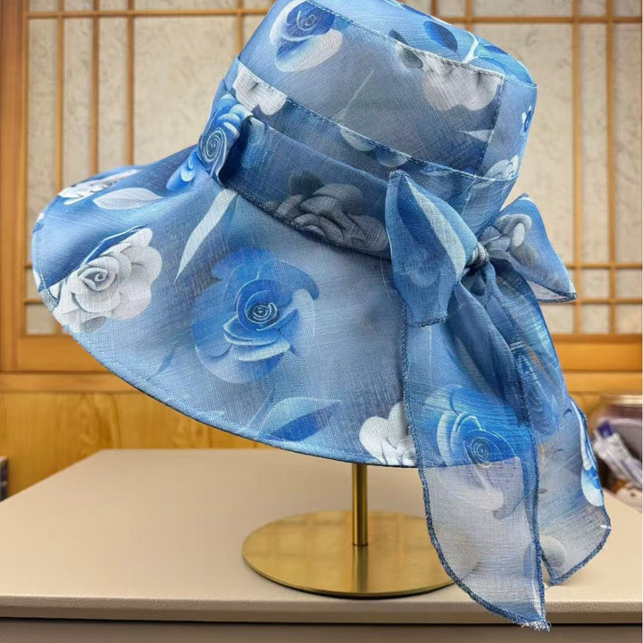 Wide Brim Floral Sun Hat Kalsten