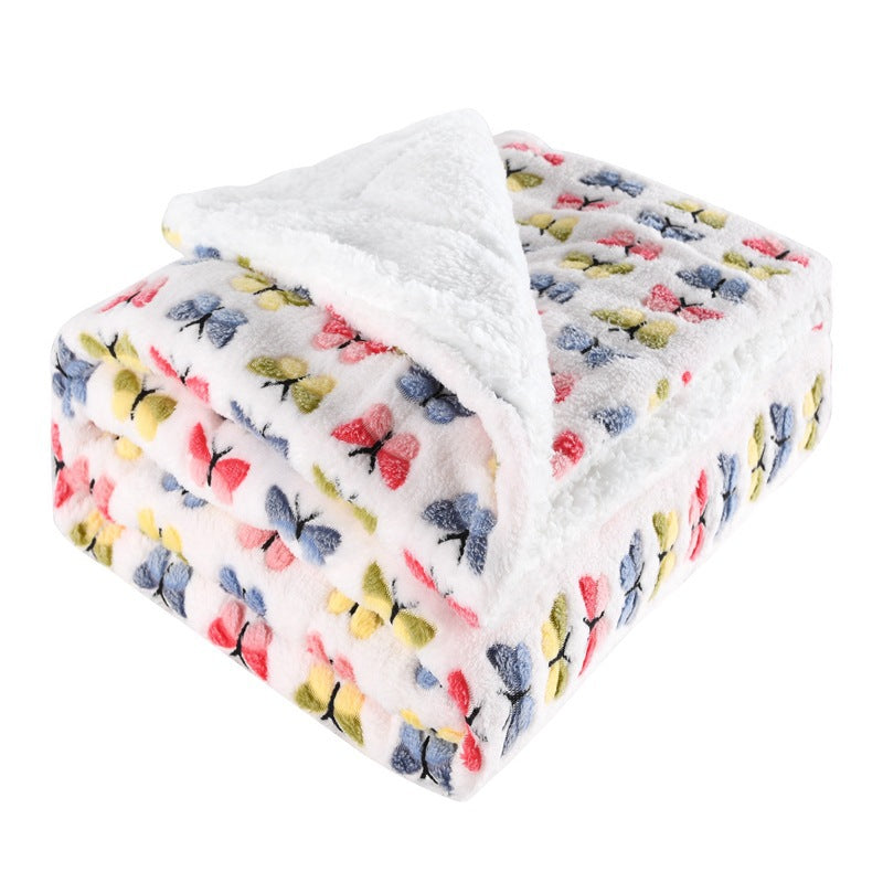 Women's Fleece Blanket with Reversible Design Kalsten
