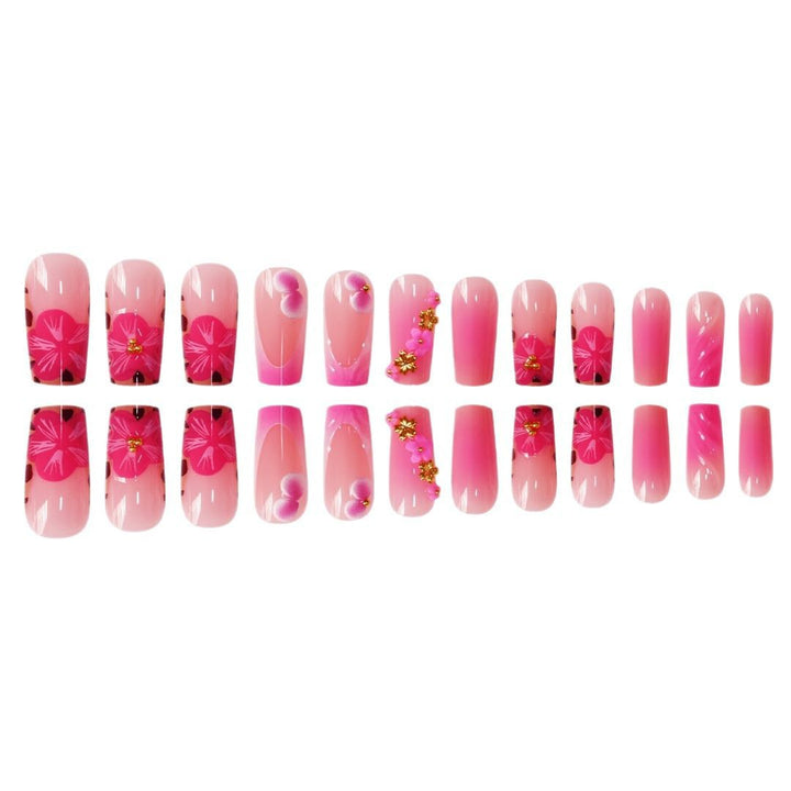 Floral Designer Acrylic Nail Art Kalsten