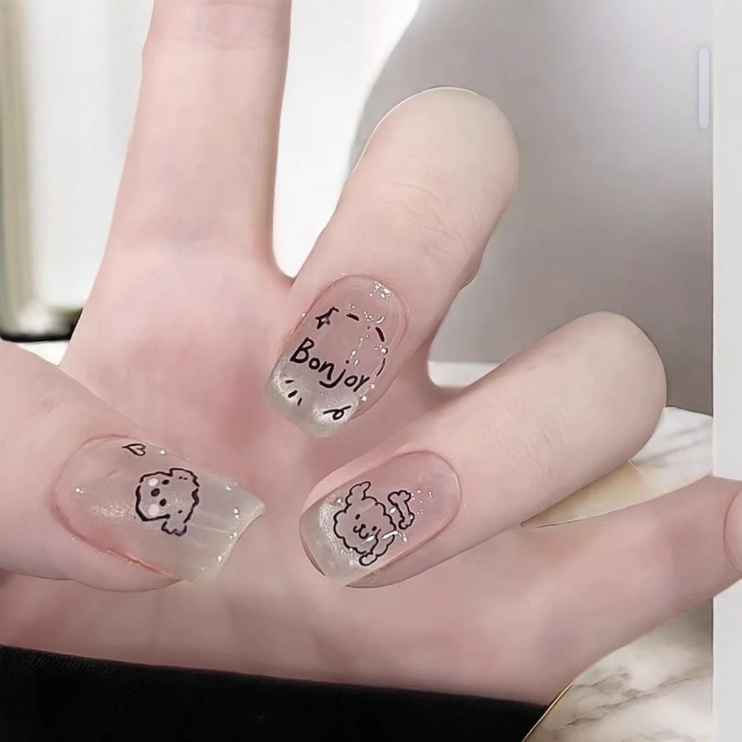 Decorative Character Press-On Nails Kalsten