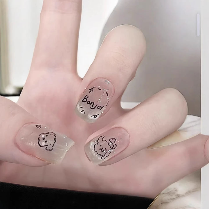 Decorative Character Press-On Nails Kalsten