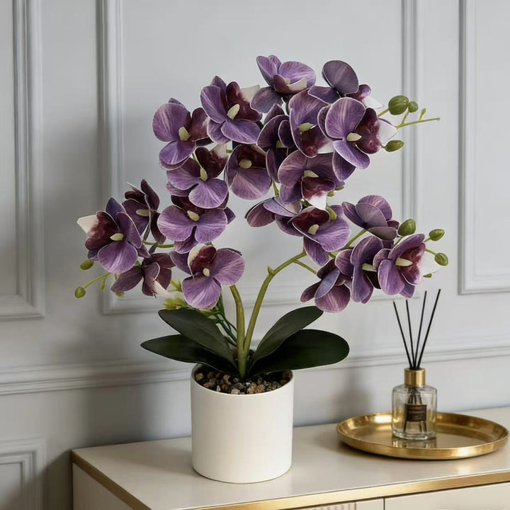 Lifelike Artificial Orchid Plant