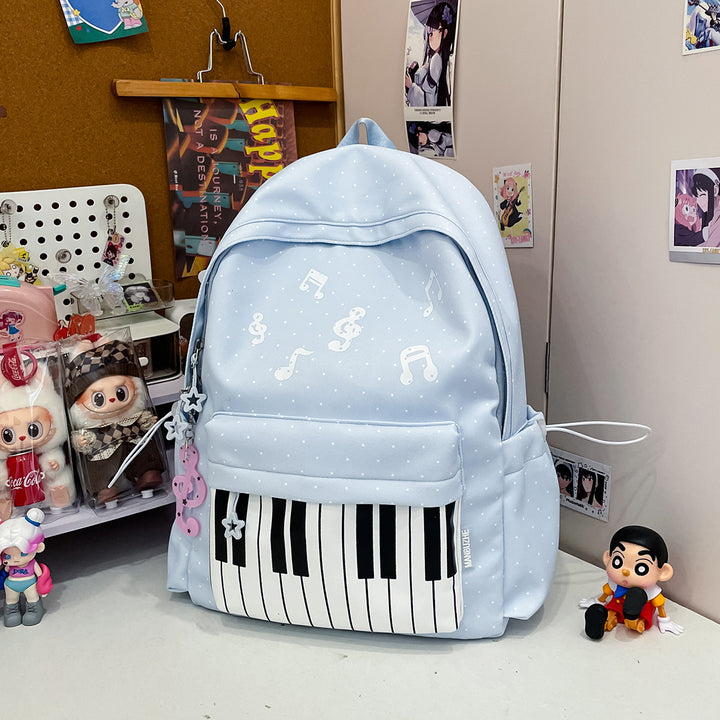 Musical-Themed Graphic Backpack Kalsten