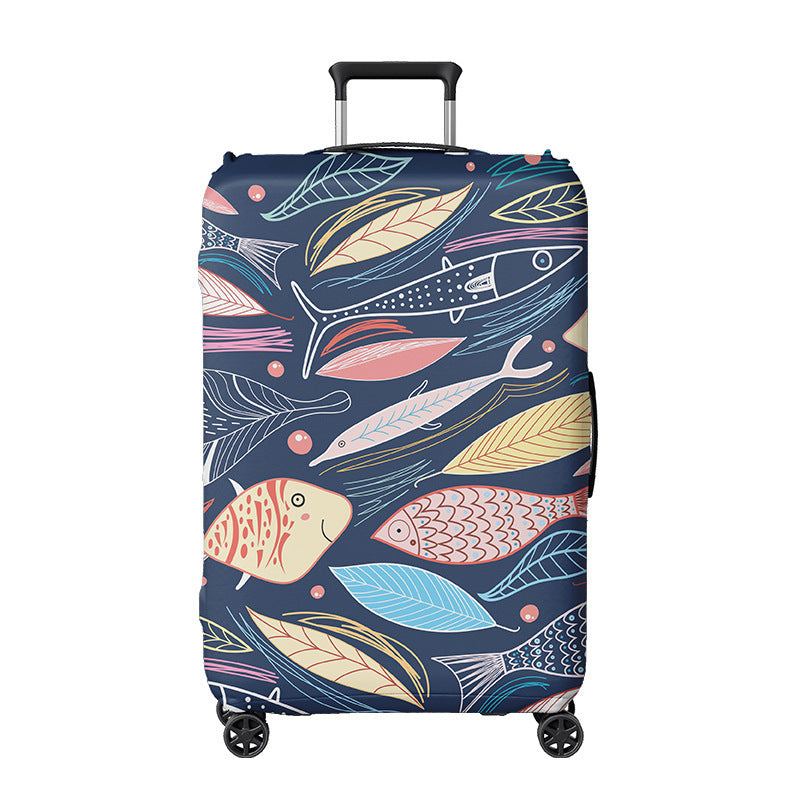 Unisex Hard-shell suitcase with cheerful pirate motif Kalsten