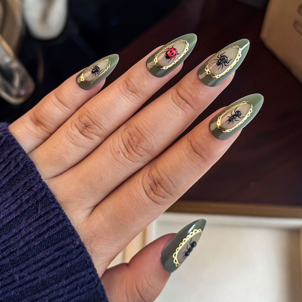 Unique Insect-Themed Press-On Nails Kalsten